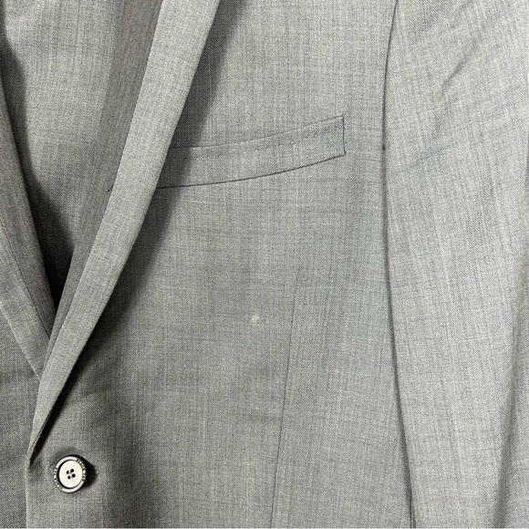 ZARA Dark Grey Wool Blend Suit 38 - Picture 14 of 16